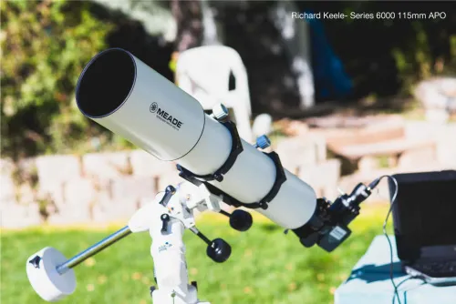 photograph Meade Series 6000 115mm ED Triplet APO Refractor OTA,  10