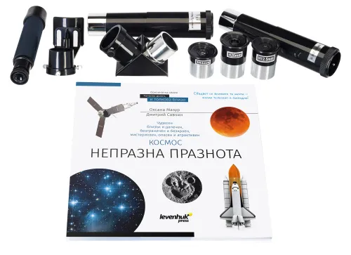 image Levenhuk Discovery Spark 707 AZ Telescope with book,  3
