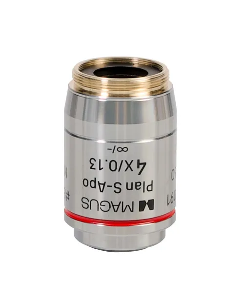 photo MAGUS FL S-APO60 PlanF S-Apo 4х/10х/20х/40х/100х oil ∞/0.17 H60mm Objective Set,  2