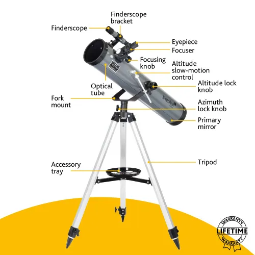 photograph Levenhuk Blitz 76 BASE Telescope,  13