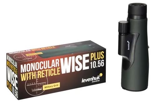 picture Levenhuk Wise PLUS 10x56 Monocular with Reticle,  4