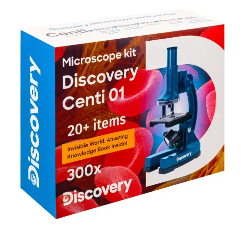 picture Levenhuk Discovery Centi 01 Microscope with book,  14
