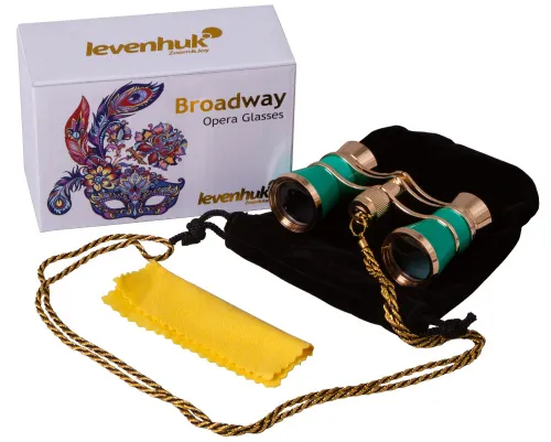 photograph Levenhuk Broadway 325C Opera Glasses with Chain,  2