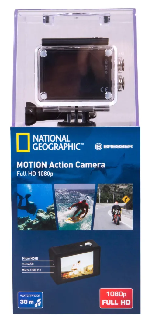image Bresser National Geographic Full-HD Action Camera (WP, 140°),  14