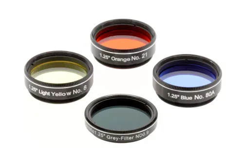 photograph Bresser Spica 130/1000 EQ3 Telescope with filter set,  4