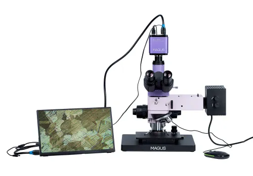 photo MAGUS Metal D630 LCD Metallurgical Digital Microscope,  6