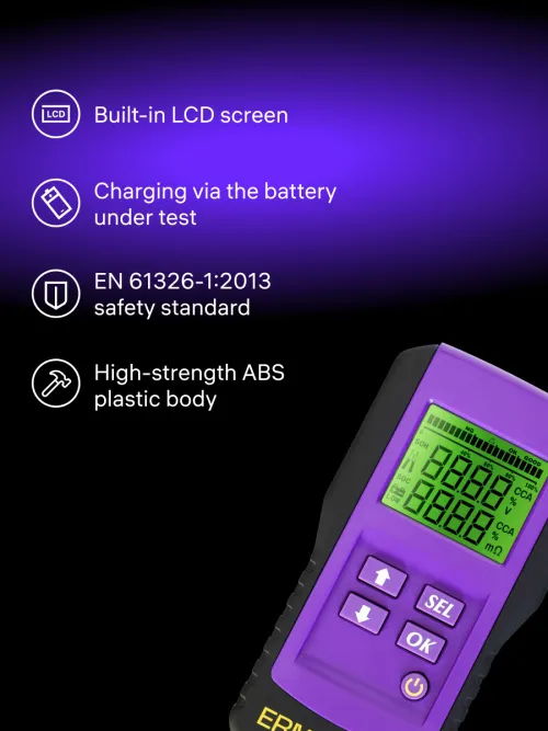 photo Ermenrich Zing AL45 Battery Tester,  9