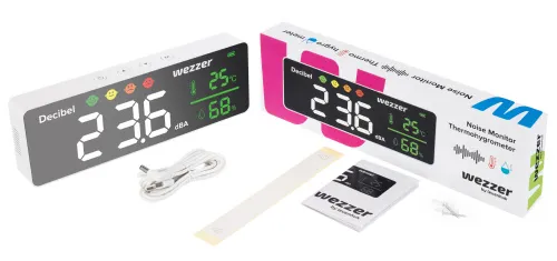 photo Levenhuk Wezzer Teo TH70 Noise Monitor Thermohygrometer,  2