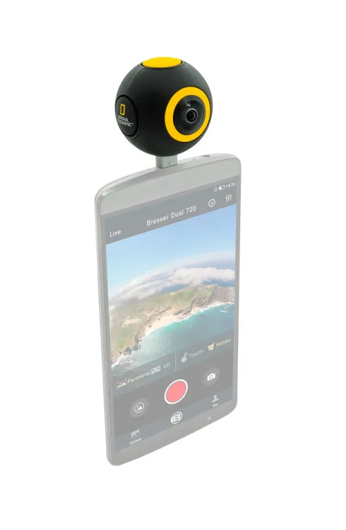 photograph Bresser National Geographic HD 720° Android Action Camera,  2