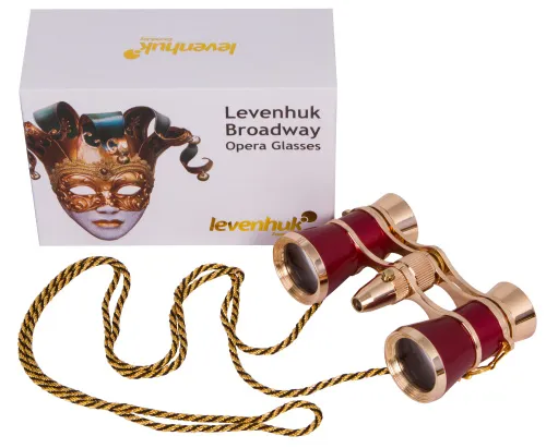 image Levenhuk Broadway 325F Opera Glasses (with LED light and chain),  3