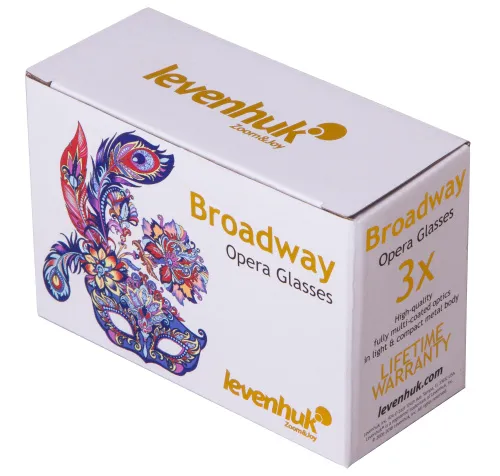 photograph Levenhuk Broadway 325C Opera Glasses with Chain,  13