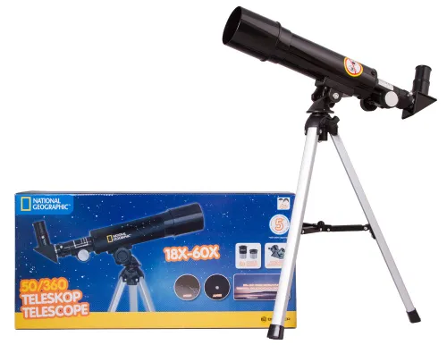 photo Bresser National Geographic 50/360 AZ Telescope,  8