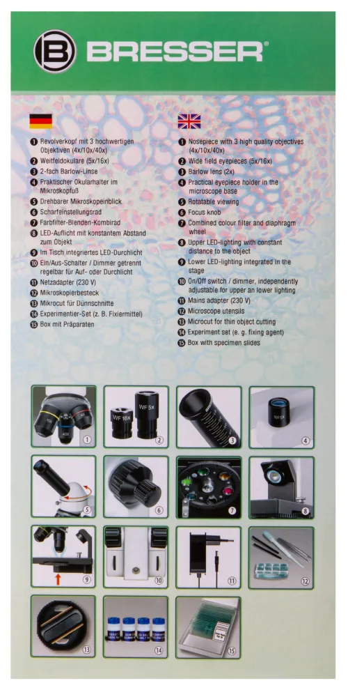 photo Bresser BioDiscover 20x–1280x Microscope,  15