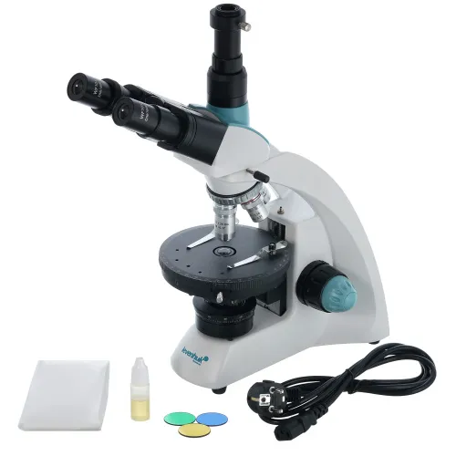 photograph Levenhuk 500T POL Trinocular Microscope,  2
