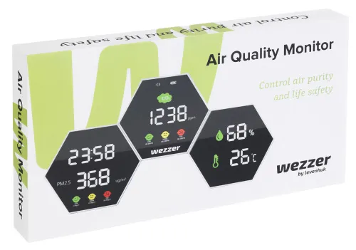 photo Levenhuk Wezzer Air PRO DM50 Air Quality Monitor,  9