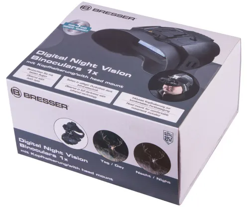 photo Bresser 1–2x Digital Night Vision Binoculars, with Head Mount,  14
