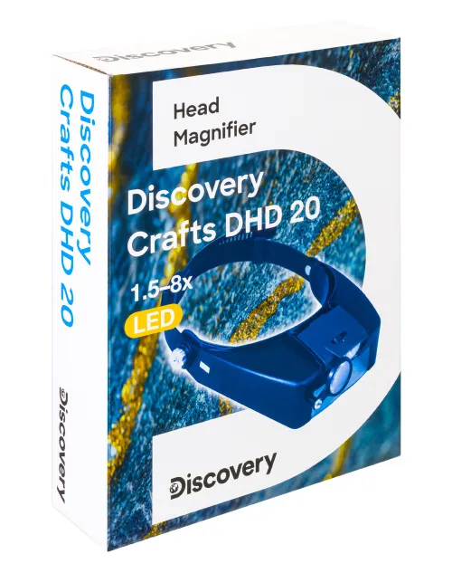 photograph Levenhuk Discovery Crafts DHD 20 Head Magnifier,  10