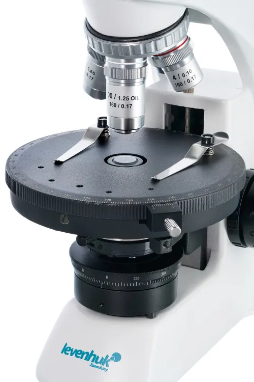 photograph Levenhuk 500T POL Trinocular Microscope,  7