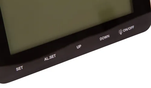 photo Explore Scientific RC Digital Alarm Clock, black,  8