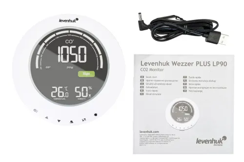 photograph Levenhuk Wezzer PLUS LP90 CO₂ Monitor,  3