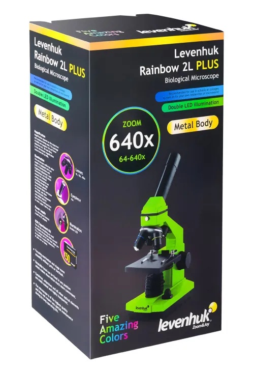 photo Levenhuk Rainbow 2L PLUS Microscope,  14