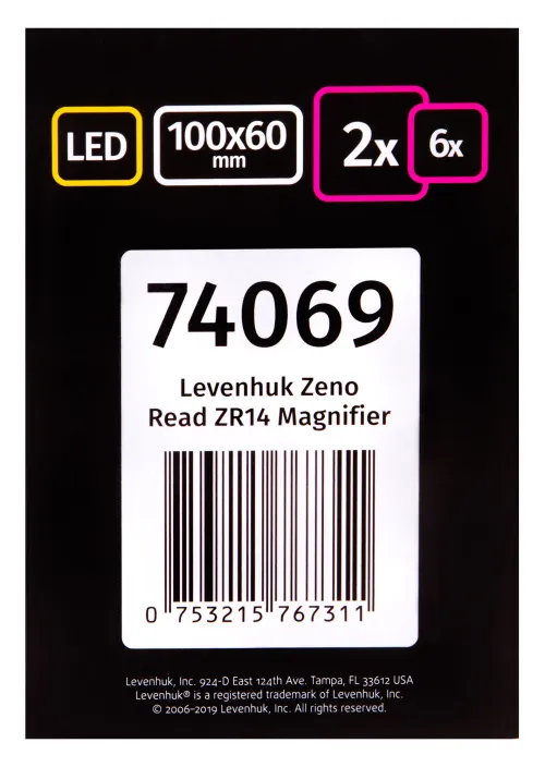 picture Levenhuk Zeno Read ZR14 Magnifier,  14