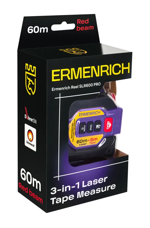 image Ermenrich Reel SLR600 PRO 3-in-1 Laser Tape Measure,  8