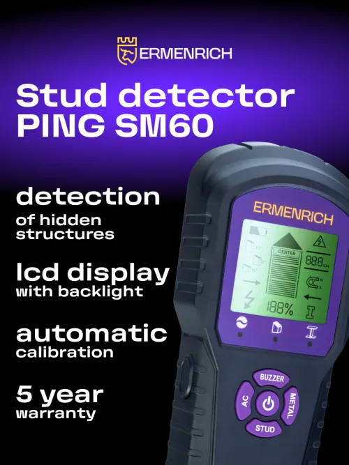 picture Ermenrich Ping SM60 Stud Detector,  7