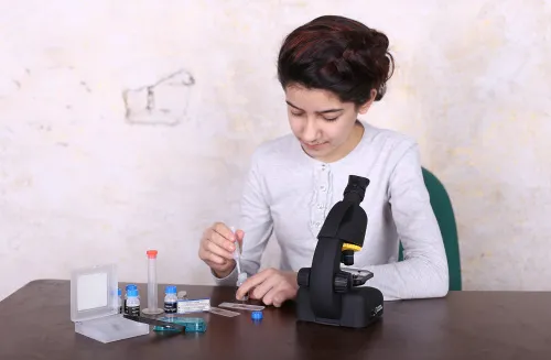 photo Bresser National Geographic 40–640x Microscope with smartphone adapter,  11