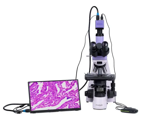 photograph MAGUS Bio D250TL LCD Biological Digital Microscope,  7