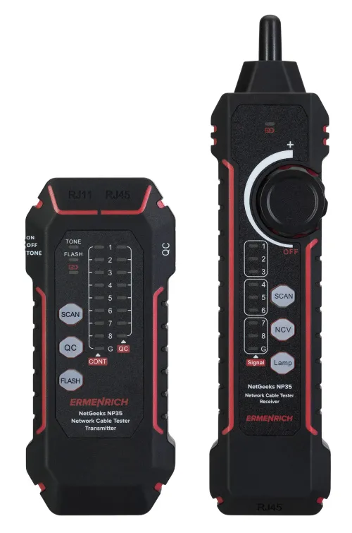 photo Ermenrich NetGeeks NP35 Network Cable Tester,  3