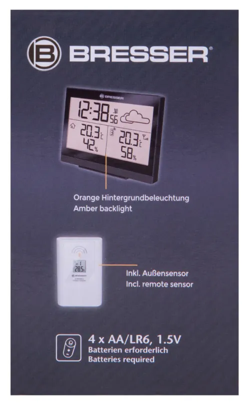 image Bresser TemeoTrend LG RC Weather Station, black,  13
