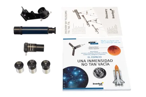 photo Levenhuk Discovery Sky T76 Telescope with book,  3