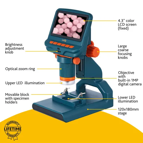 photograph Levenhuk LabZZ DM200 LCD Digital Microscope,  15