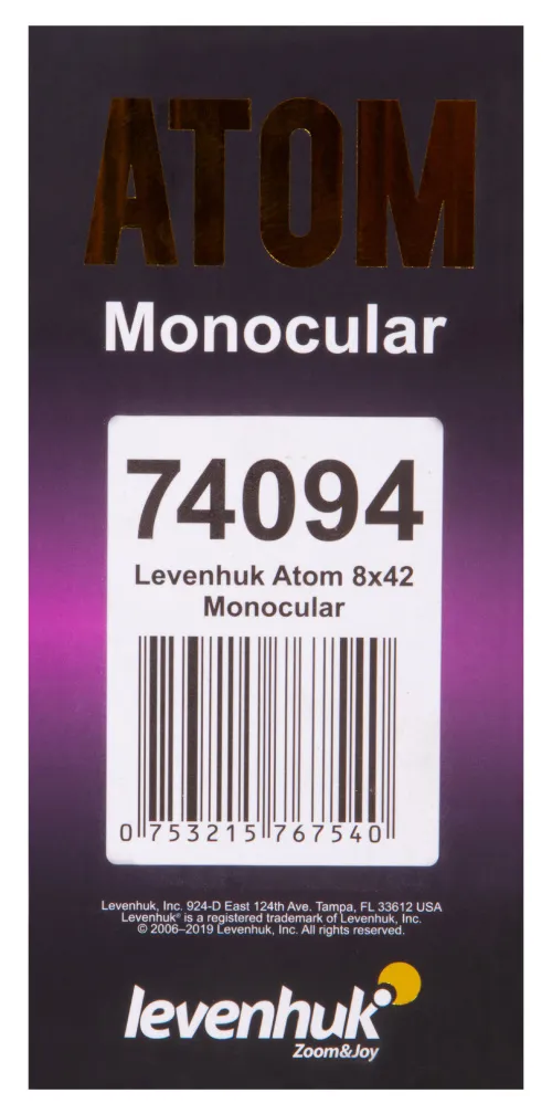 image Levenhuk Atom 8x42 Monocular,  14