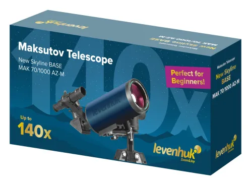 image Levenhuk New Skyline BASE МАК 70/1000 AZ-M Telescope ,  2
