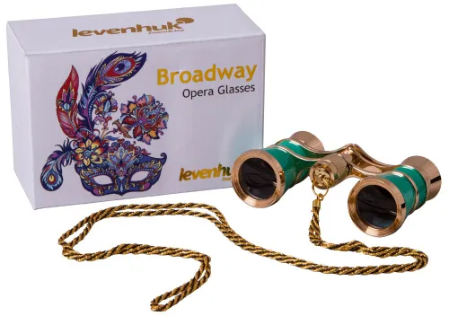 photograph Levenhuk Broadway 325C Opera Glasses with Chain,  3