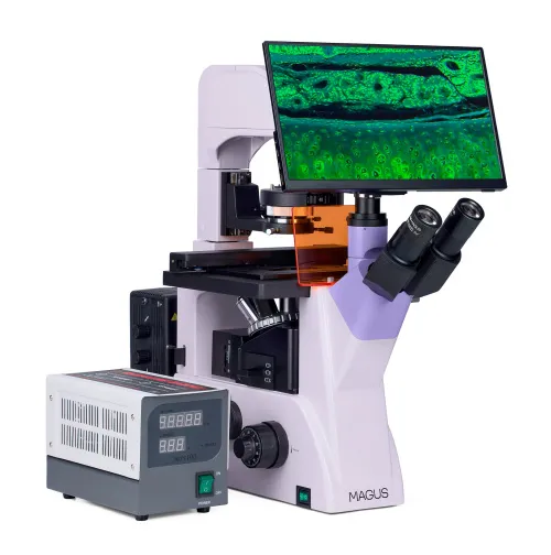 image MAGUS Lum VD500 LCD Fluorescence Inverted Digital Microscope,  4