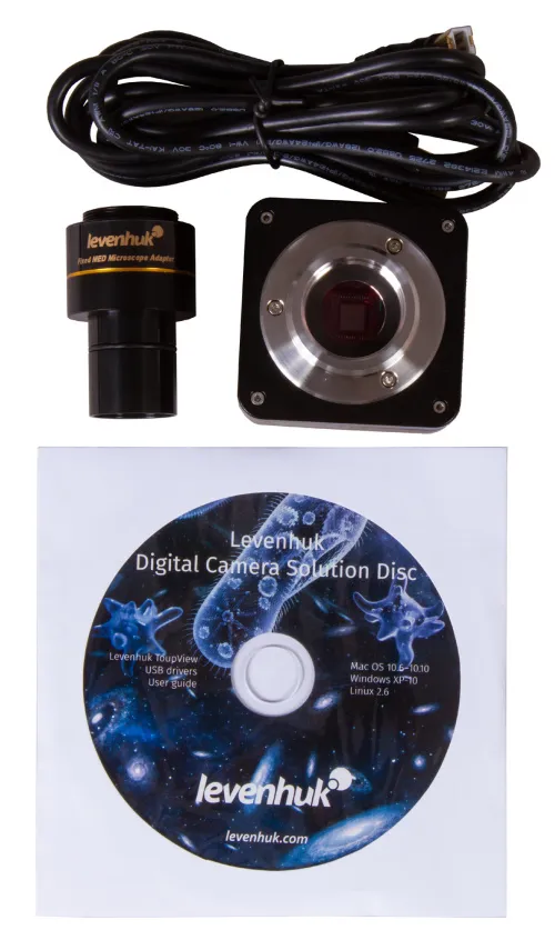 photograph Levenhuk MED D20T Digital Trinocular Microscope,  11