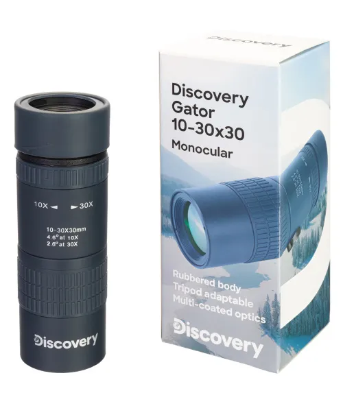 image Levenhuk Discovery Gator 10-30x30 Monocular,  11