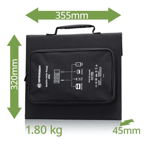 picture Bresser Mobile Solar Charger 40 Watt with USB,  6