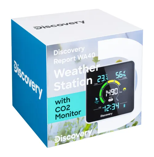 image Levenhuk Discovery Report WA40 Weather Station with CO2 Monitor,  7