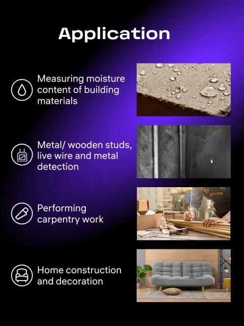 photo Ermenrich Ping TM100 2-in-1 Stud and Moisture Detector,  11