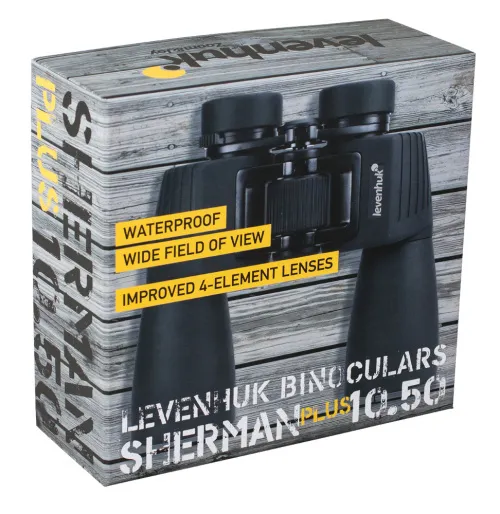 photo Levenhuk Sherman PLUS 10x50 Binoculars,  9