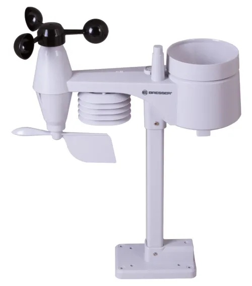 photograph Bresser 5-in-1 Wi-Fi Weather Station with Colour Display, black,  8
