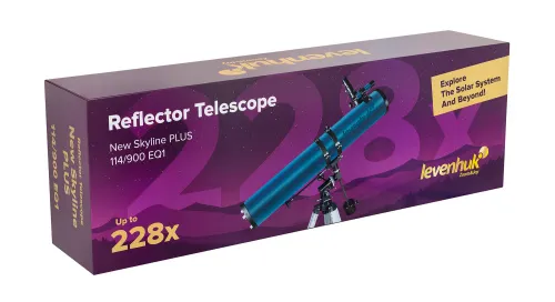photo Levenhuk New Skyline PLUS 114/900 EQ1 Telescope,  13