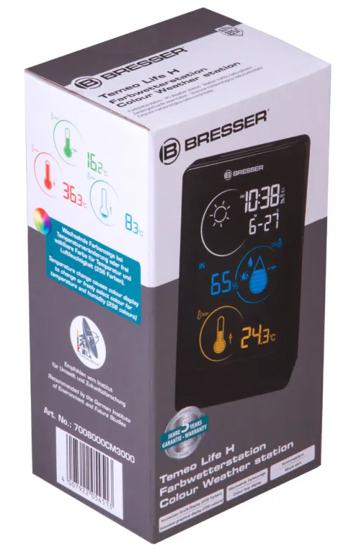 picture Bresser Temeo Life H Weather Station with Color Display, black,  10