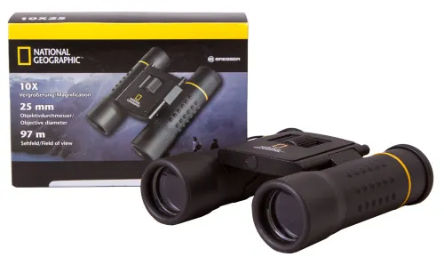 photo Bresser National Geographic 10x25 Binoculars,  7