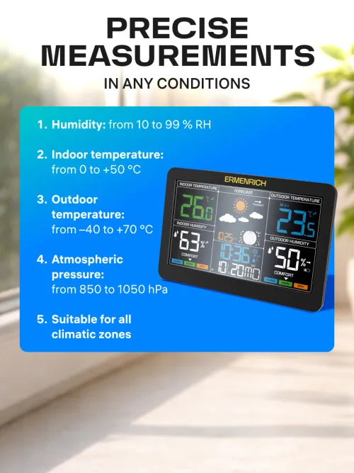 image Ermenrich Report WR60 Weather Station,  14