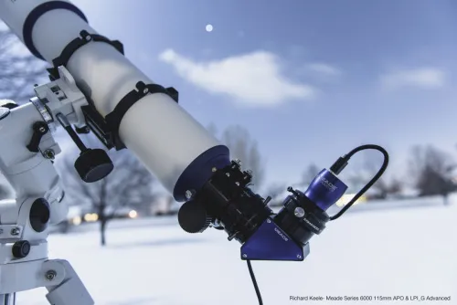 photograph Meade Series 6000 115mm ED Triplet APO Refractor OTA,  13